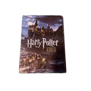 HARRY POTTER Complete 8 Film Movie Collection 8 DISC BOX SET W/ Slipcover DVD